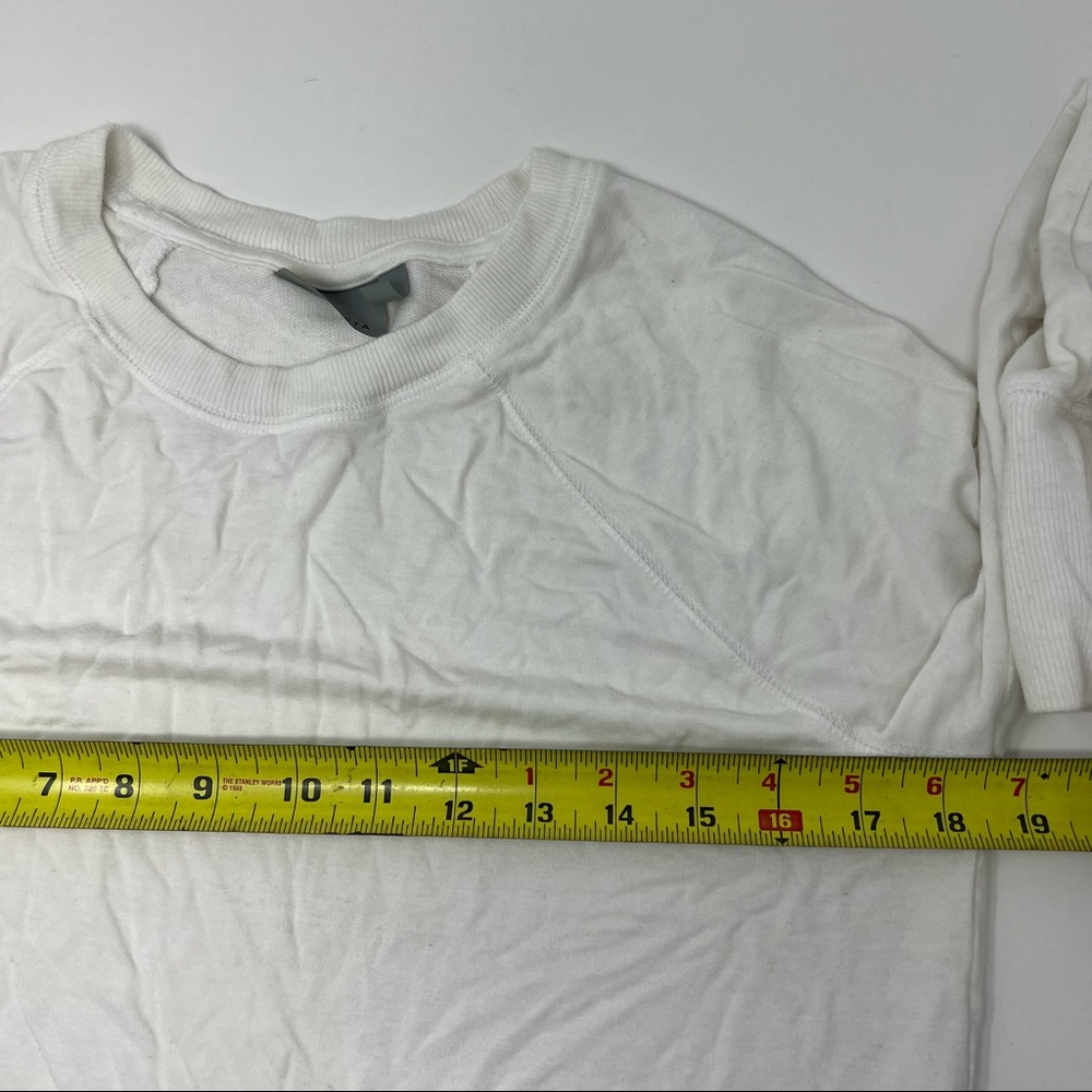 Athleta Modal White Long Sleeve Small - Picture 6 of 9